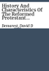 History_and_characteristics_of_the_Reformed_Protestant_Dutch_church