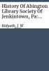 History_of_Abington_Library_Society_of_Jenkintown__Pa