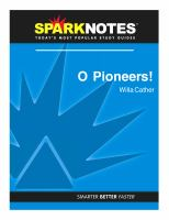 O_Pioneers___SparkNotes_Literature_Guide_