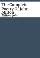 The_complete_poetry_of_John_Milton