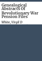 Genealogical_abstracts_of_Revolutionary_War_pension_files