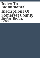 Index_to_monumental_inscriptions_of_Somerset_County