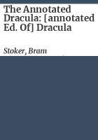 The_annotated_Dracula