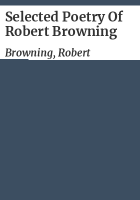 Selected_poetry_of_Robert_Browning