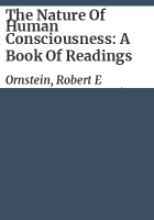 The_nature_of_human_consciousness