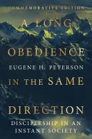 A_long_obedience_in_the_same_direction