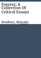 Forster__a_collection_of_critical_essays