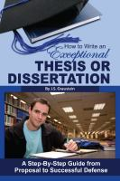 How_to_write_an_exceptional_thesis_or_dissertation