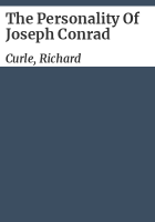 The_personality_of_Joseph_Conrad