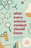 What_every_science_student_should_know