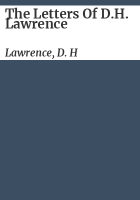The_letters_of_D_H__Lawrence