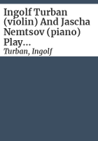 Ingolf_Turban__violin__and_Jascha_Nemtsov__piano__play_Hebrew_melodies