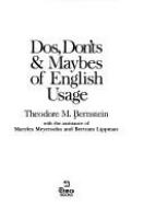 Dos__don_ts___maybes_of_English_usage